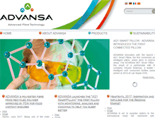 Tablet Screenshot of advansa.com